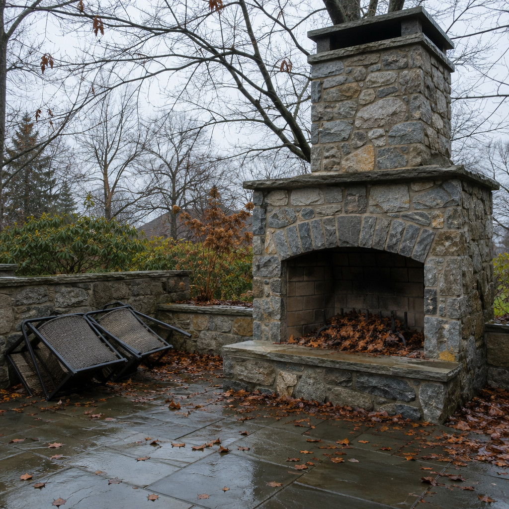 The Outdoor Masonry Fireplace