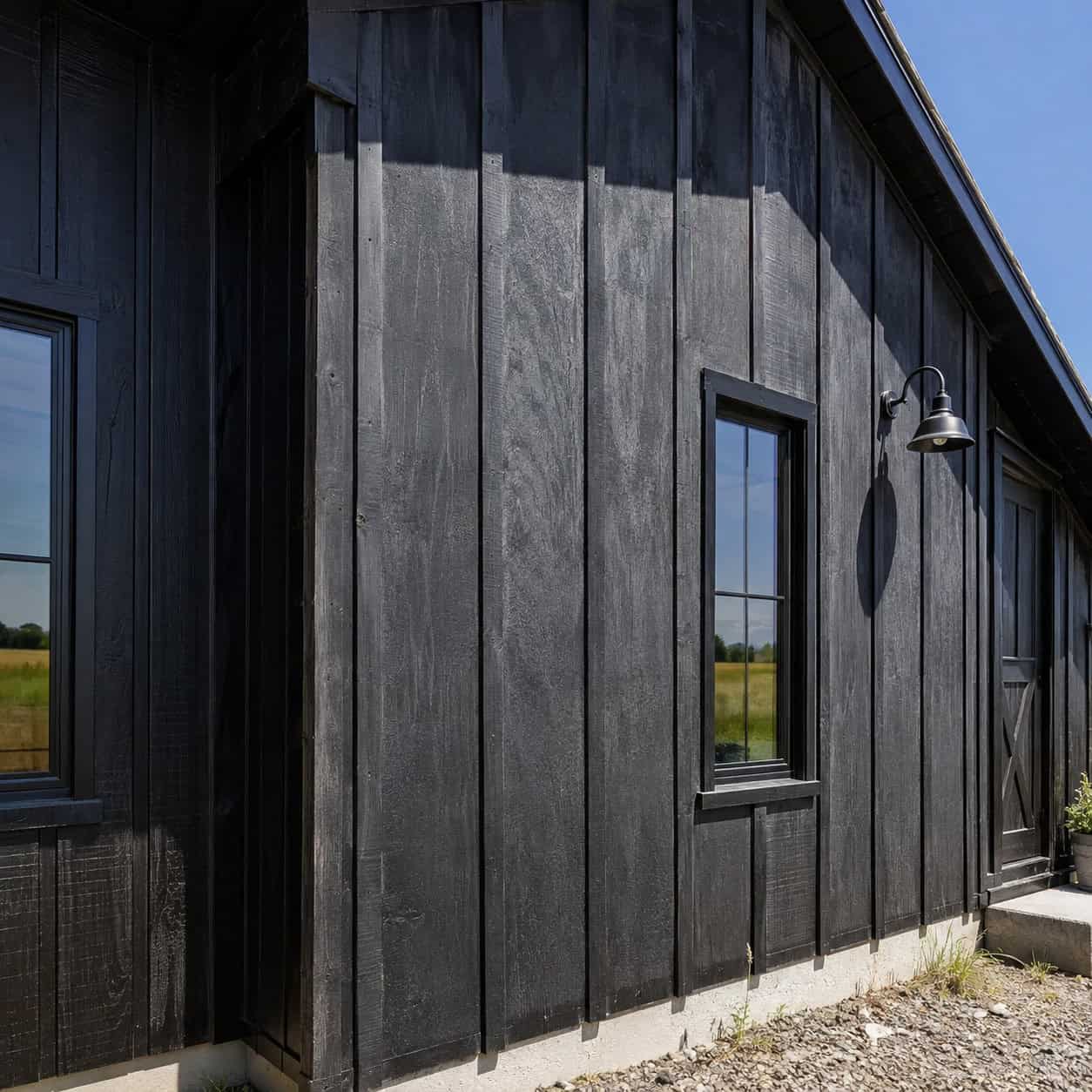A Black or Near-Black Exterior