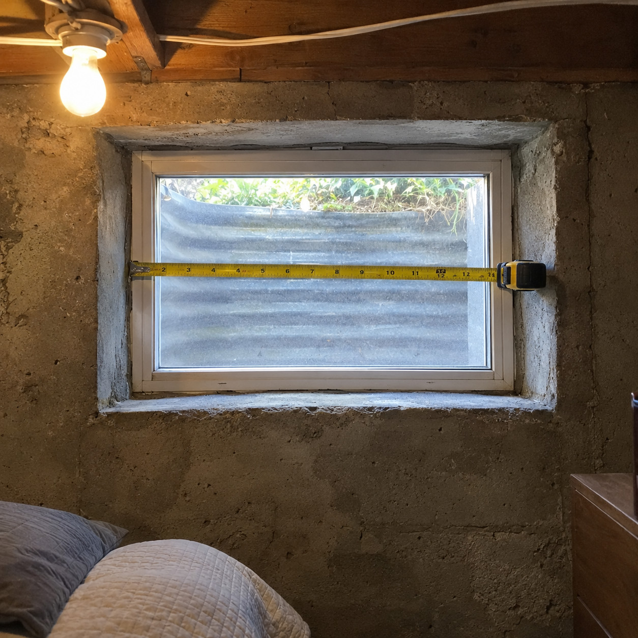 Downsizing a bedroom or basement window below egress