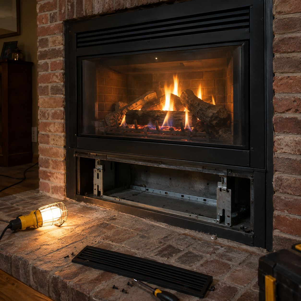 A Gas Insert Ordered Without a Blower