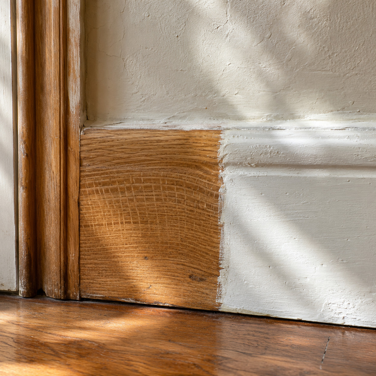 Painting Over Original Old-Growth Woodwork
