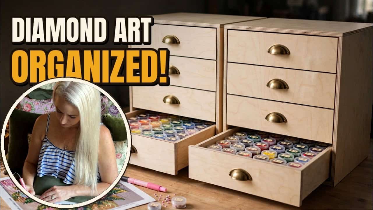 Modular Diamond Art Storage Drawers Built With Care